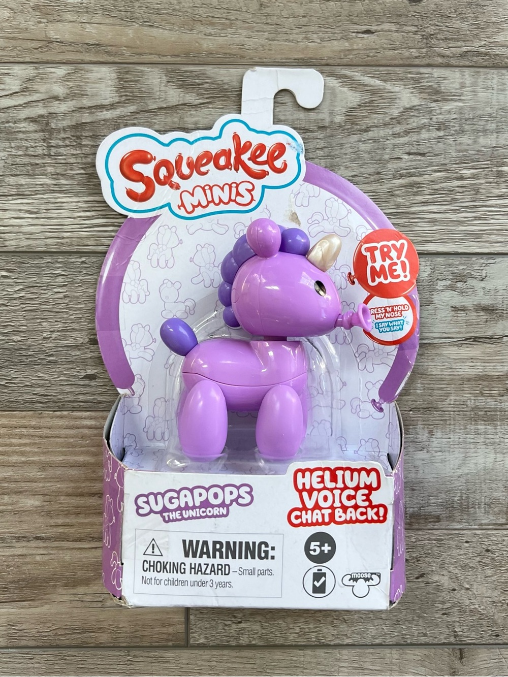 NWT Squeakee Minis Sugapops Unicorn Toy